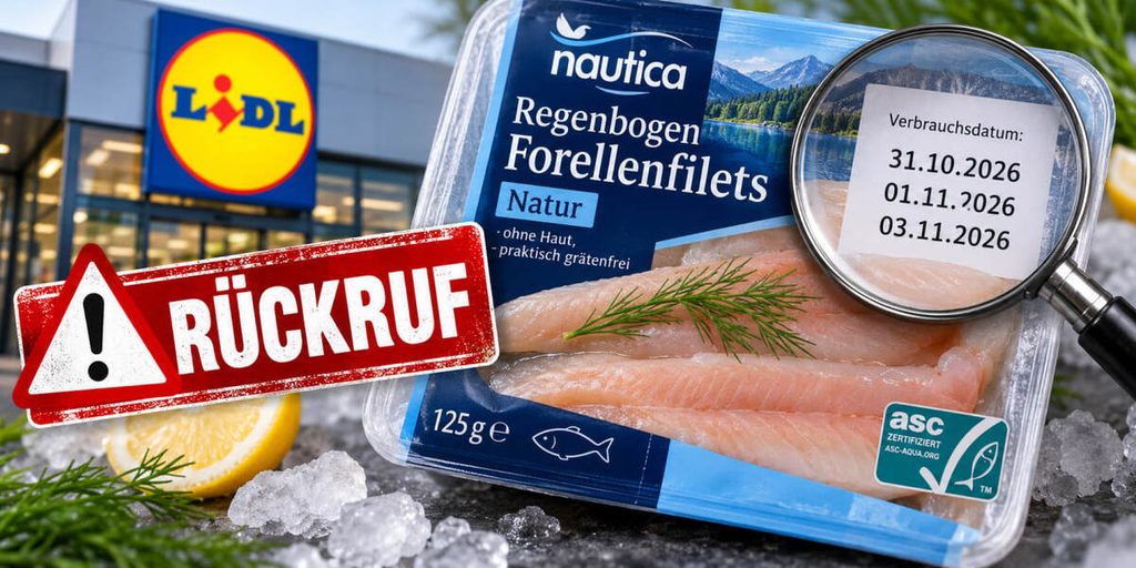 Lidl weitet Forellen-Rückruf aus: Welche Verbrauchsdaten bis 3. November 2026 betroffen sind und wo Kunden ihr Geld zurückbekommen