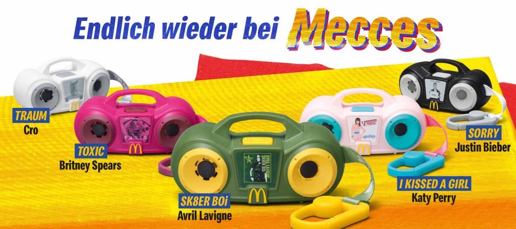 McDonald’s bringt fünf Kult-Radios zurück: Welche Songs dabei sind, wie man sie bekommt und bis wann die Aktion läuft